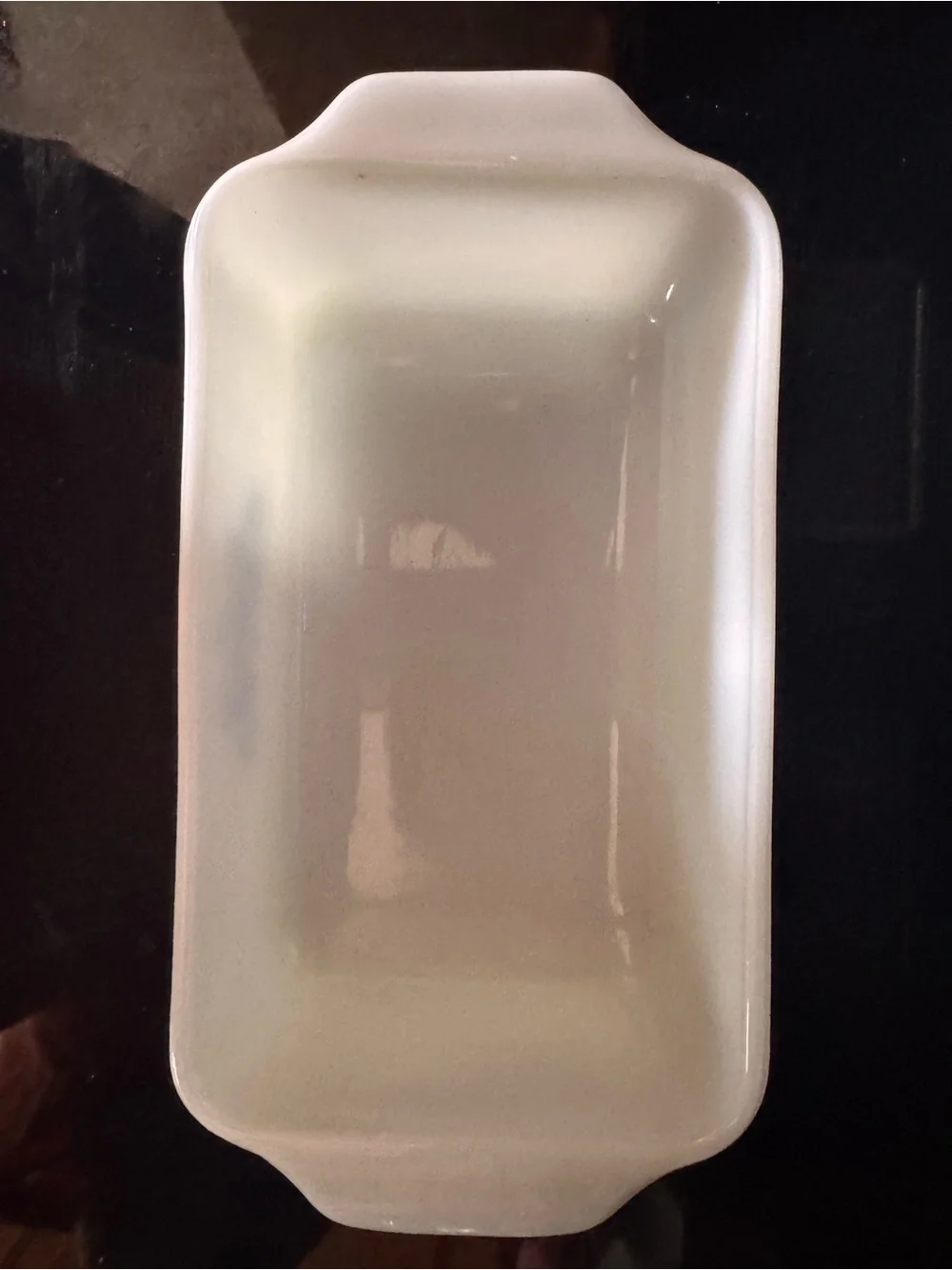 Vintage Anchor Hocking Fire-King Blue Cornflower Milk Glass 3 Qt Baking Dish